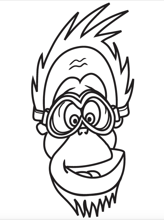 Hand Drawn signed image of Staggy by Mr. Mark